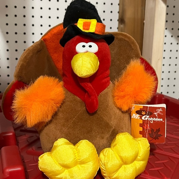 Vintage 1994 Gibson Greetings Mr. Gobbles Turkey Plush Thanksgiving 12” - Picture 13 of 13